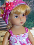 Unicorn Playground - dress, hat, tights & shoes for Little Darling Doll