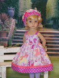 Unicorn Playground - dress, hat, tights & shoes for Little Darling Doll