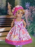 Unicorn Playground - dress, hat, tights & shoes for Little Darling Doll