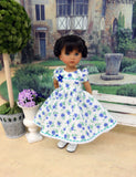 Vibrant Violet - dress, tights & shoes for Little Darling Doll or other 33cm BJD