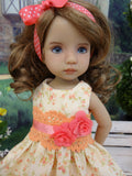 Vision of Spring - dress & sandals for Little Darling Doll or 33cm BJD