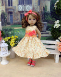Vision of Spring - dress & sandals for Little Darling Doll or 33cm BJD