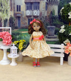 Vision of Spring - dress & sandals for Little Darling Doll or 33cm BJD