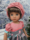 Wee Winter Wonderland - dress, hat, tights & shoes for Little Darling Doll or 33cm BJD