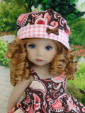 Western Paisley - babydoll top, bloomers, hat & sandals for Little Darling Doll