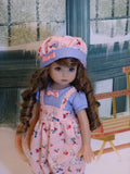 Winter Bunnies - romper, hat, tights & shoes for Little Darling Doll or 33cm BJD