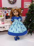 Winter Deer - dress, tights & shoes for Little Darling Doll or other 33cm BJD