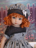 Witch Flight - dress, hat, tights & shoes for Little Darling Doll or 33cm BJD