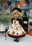 Witch's Cat - dress, hat, tights & shoes for Little Darling Doll or 33cm BJD