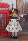 World Traveler - dress, hat, tights & shoes for Little Darling Doll or 33cm BJD