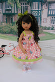 Wrinkle Free - dress, socks & saddle shoes for Little Darling Doll or 33cm BJD