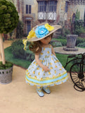 Yellow Rose - dress, hat, tights & shoes for Little Darling Doll or 33cm BJD