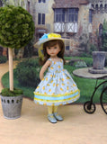 Yellow Rose - dress, hat, tights & shoes for Little Darling Doll or 33cm BJD